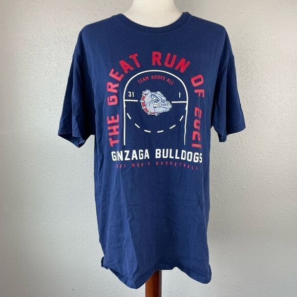Gonzaga Basketball T-Shirt Size L - Picture 1 of 4